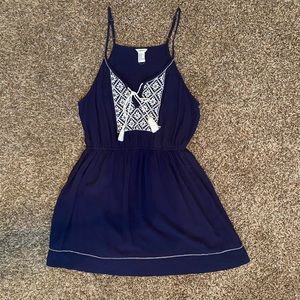 Forever 21 Navy Blue Sun Dress